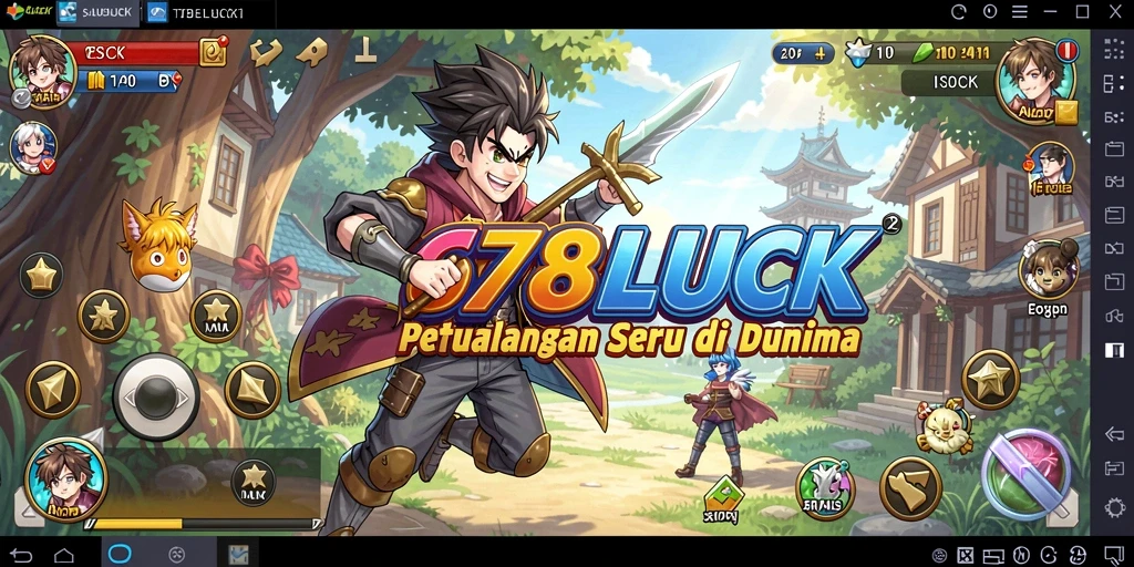 Tampilan gameplay seru dari petualangan di 678LUCK.