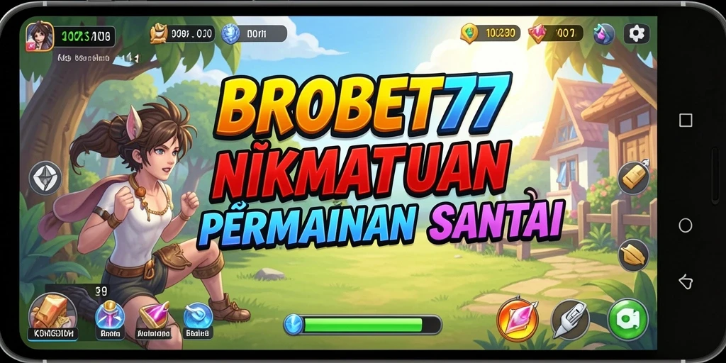 Tampilan lucu dan mengasyikkan dari gameplay BROBET77.