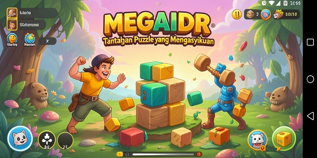 Gameplay seru dan menantang dalam MEGAIDR.