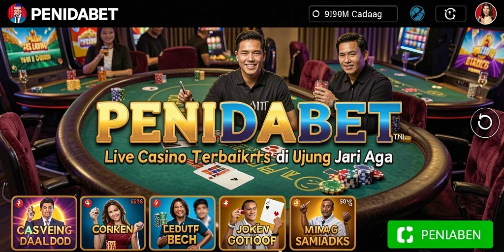Tampilan gameplay Live Casino yang memukau dan interaktif.