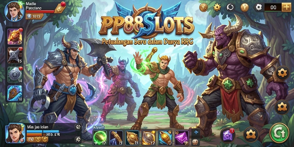 Tampilan menakjubkan dari gameplay RPG PP88SLOTS.