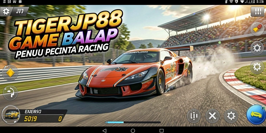 Screenshot gameplay yang mendebarkan dari TIGERJP88.